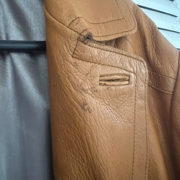 WILSONS LEATHER TAN JACKET MENSWEAR - Picture 10 of 13